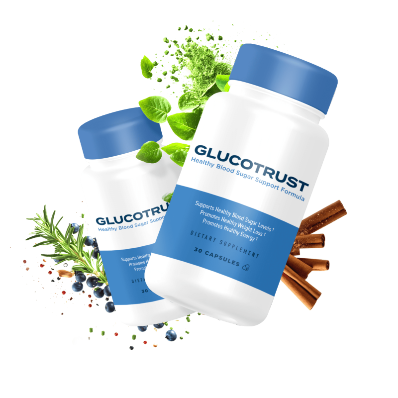 Glucotrust Bottles with Natural Ingredients